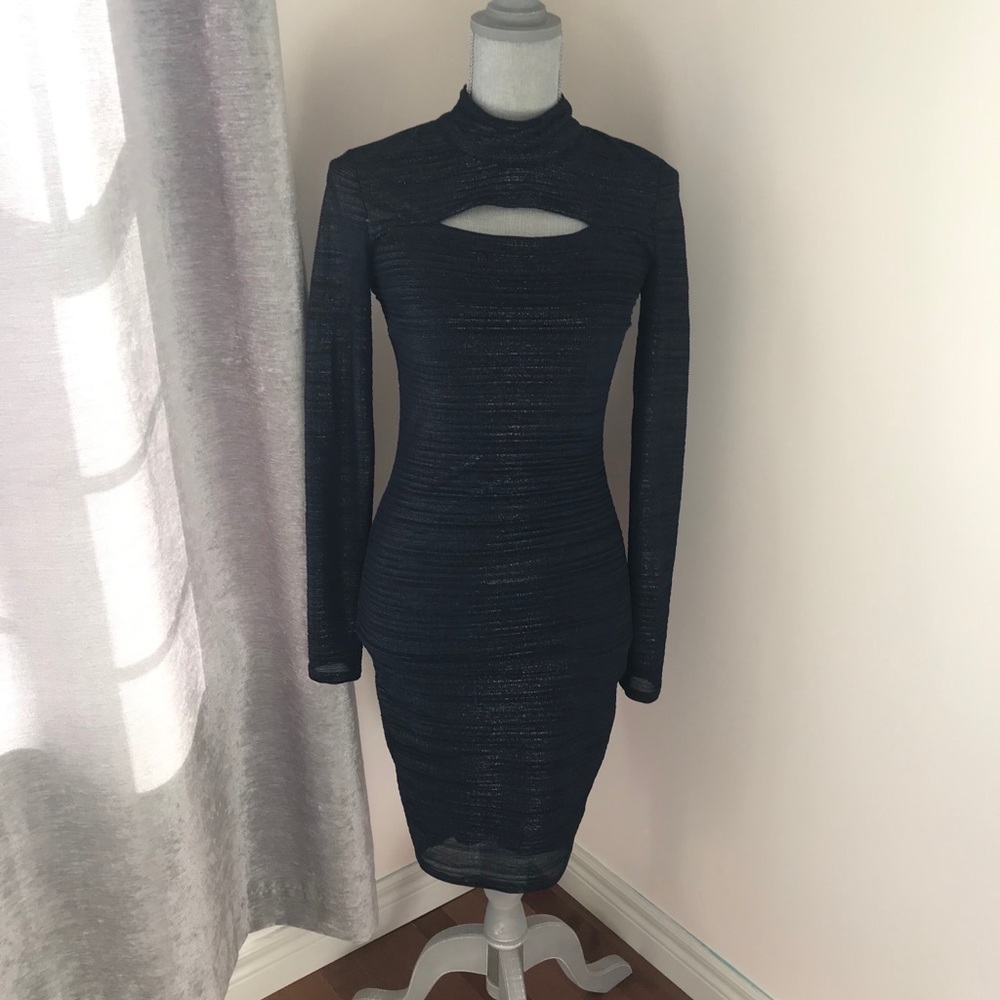 Jennifer Lopez Navy Dress